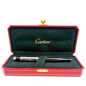 Cartier Black and Silver Luxury Pen